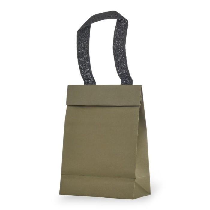 BORSA CARTA 16X8CM SAGE